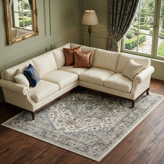 The Celine Heritage Medallion Area Rug