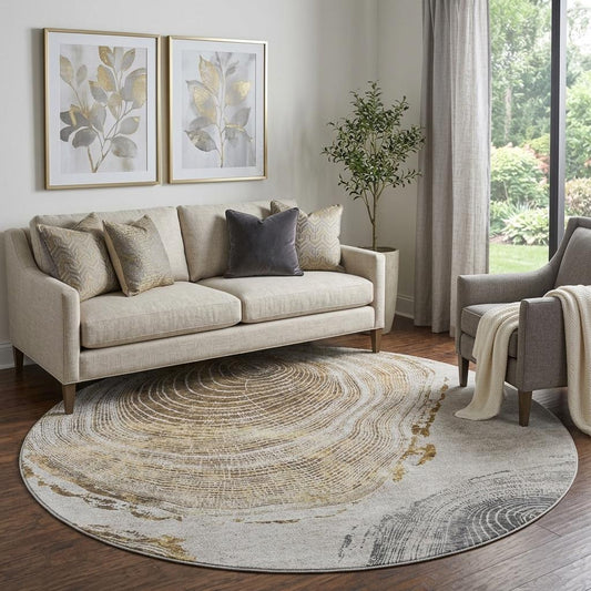 The Calder Washable Organic Grain Area Rug