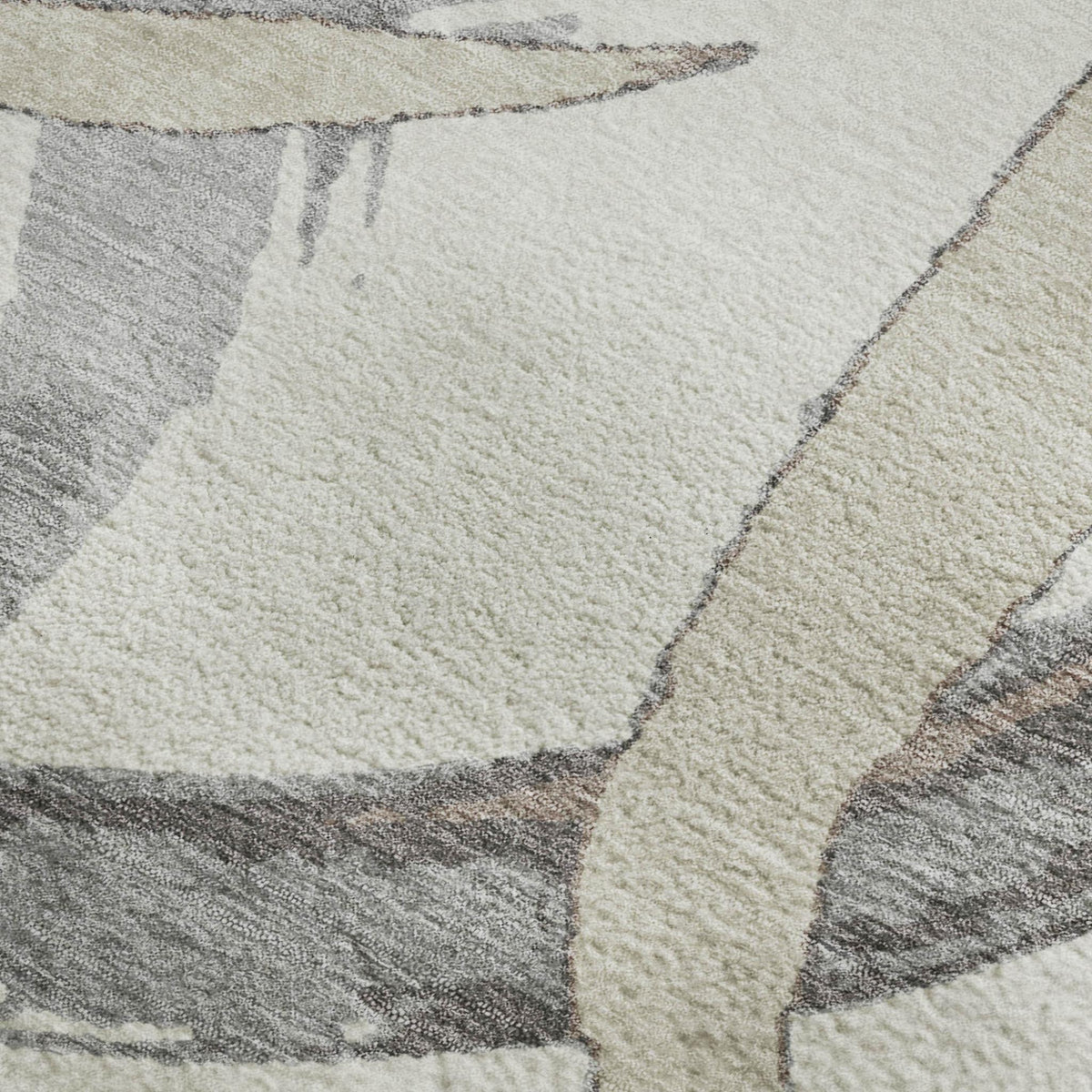 The Kinsley Washable Abstract Neutral Rug