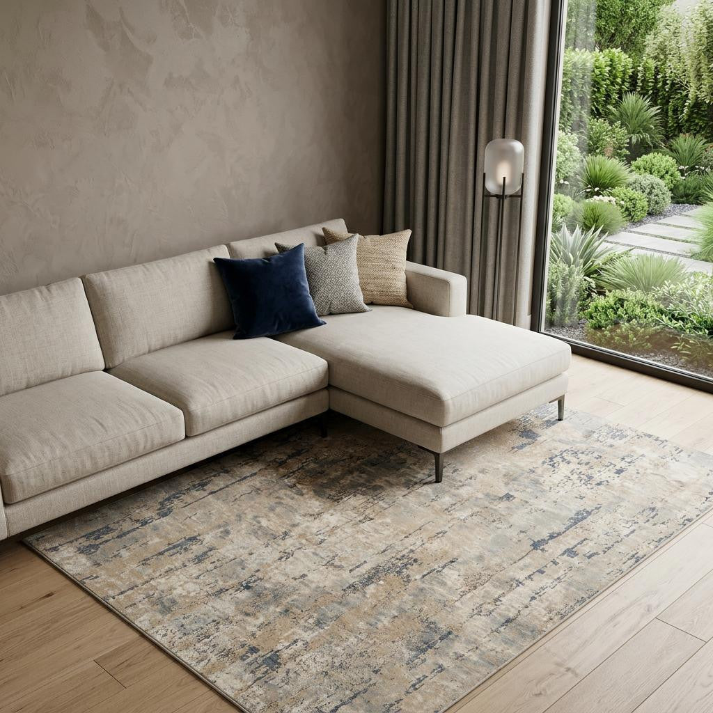 The Arlo Sculpted Abstract Area Rug