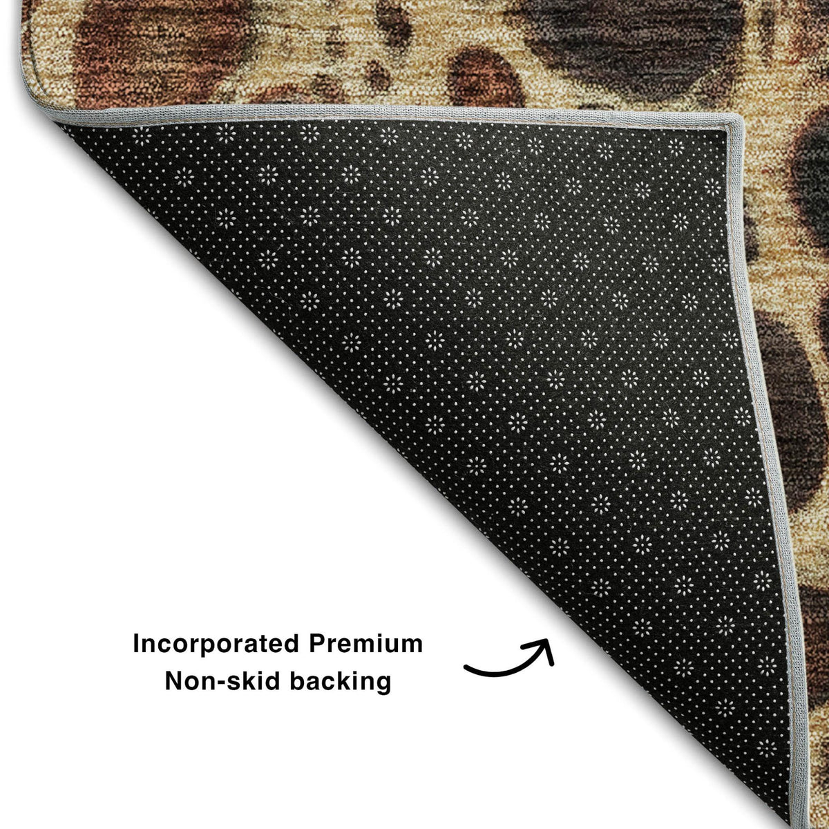 The Vivienne Distressed Abstract Washable Rug
