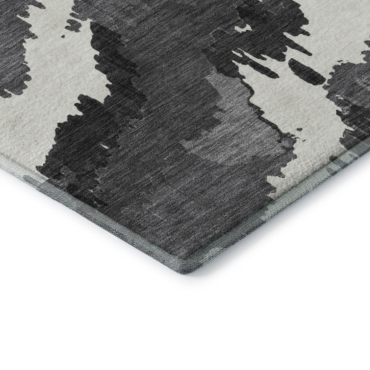 The Knox Washable Abstract Monochrome Rug