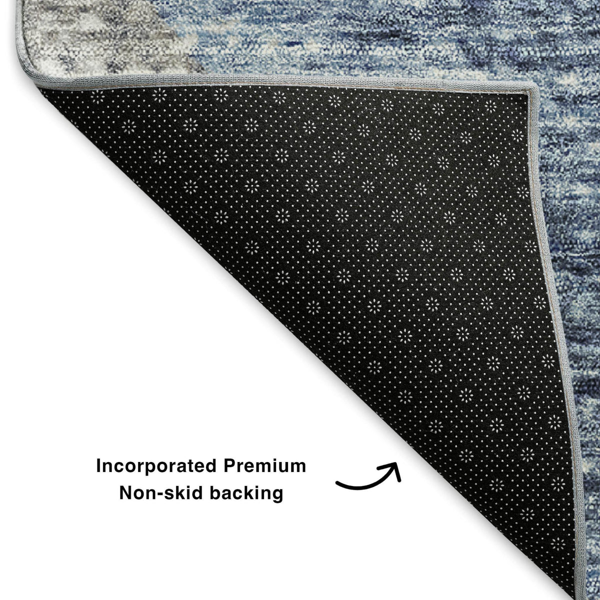 The Beckett Washable Geometric Coastal Rug