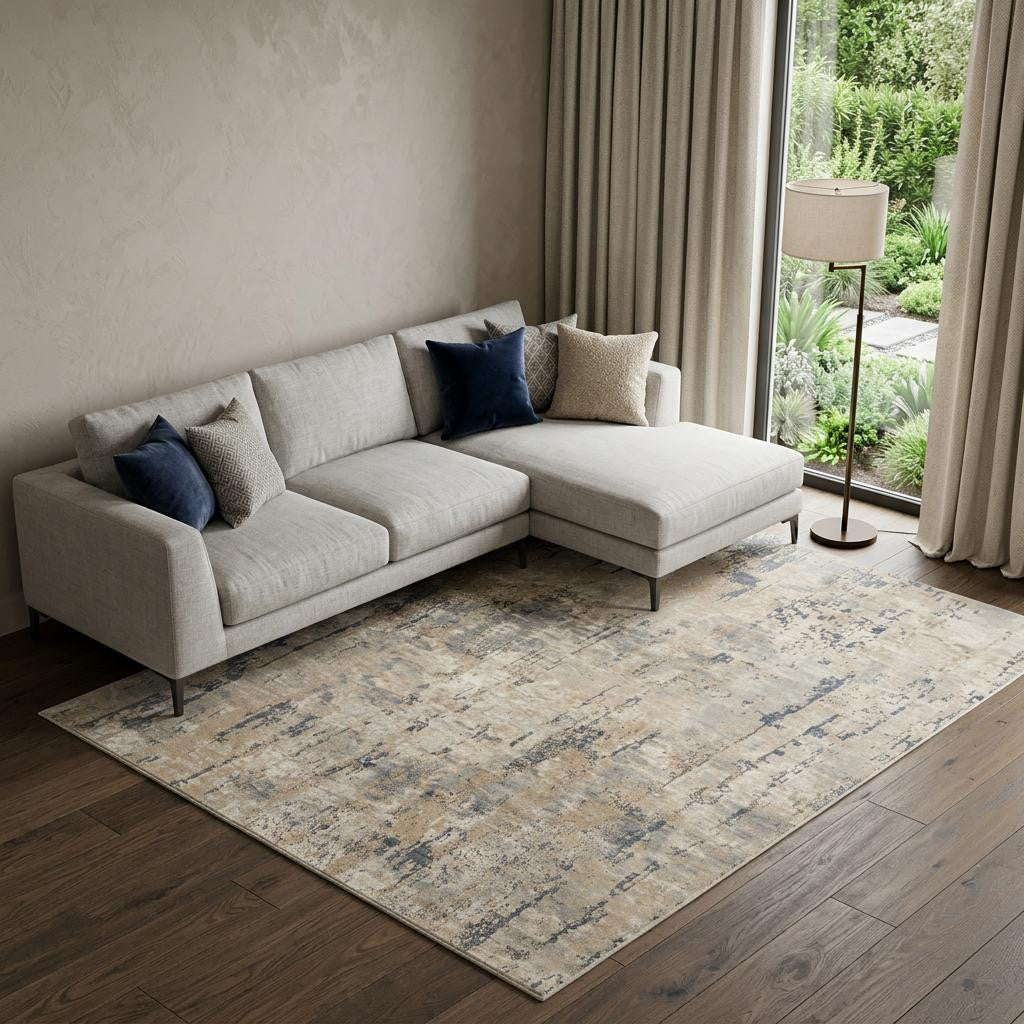 The Arlo Sculpted Abstract Area Rug