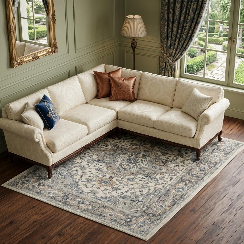 The Celine Heritage Medallion Area Rug