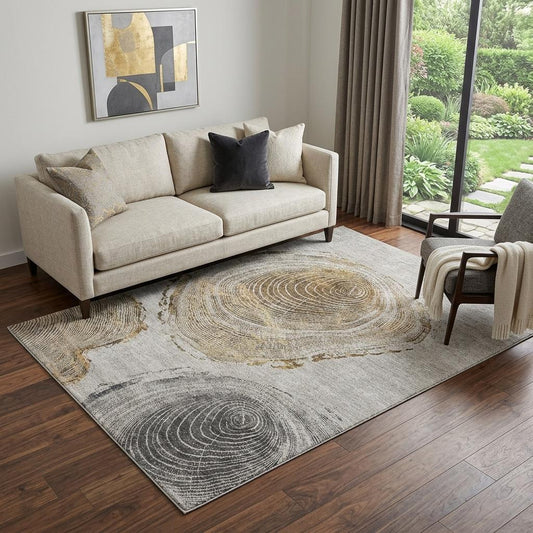 The Calder Washable Organic Grain Area Rug