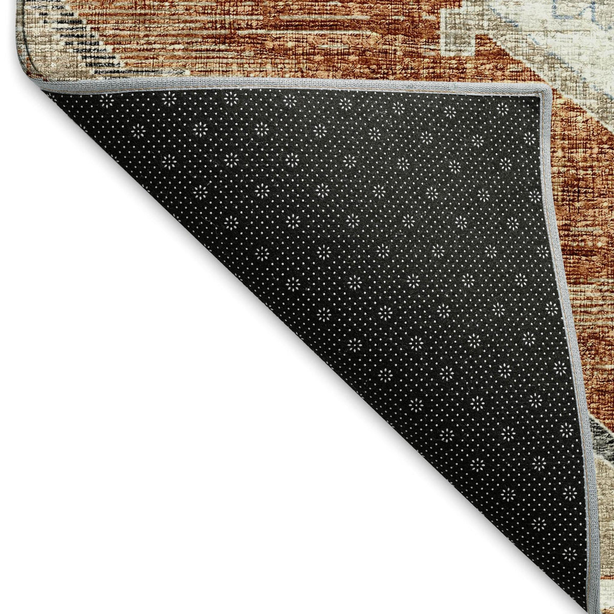 The Sonora Washable Distressed Tribal Rug