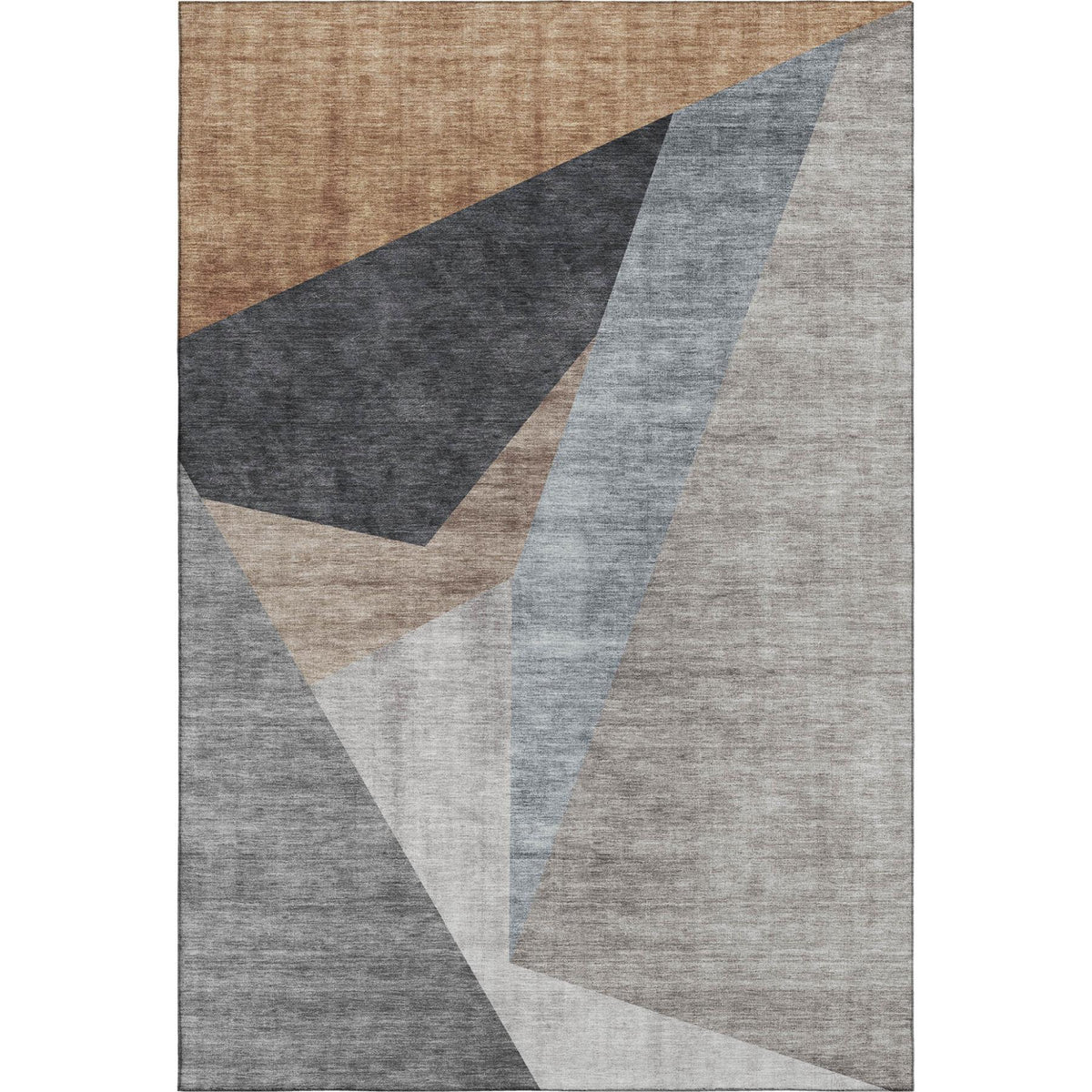 The Mira Washable Modern Geometric Rug