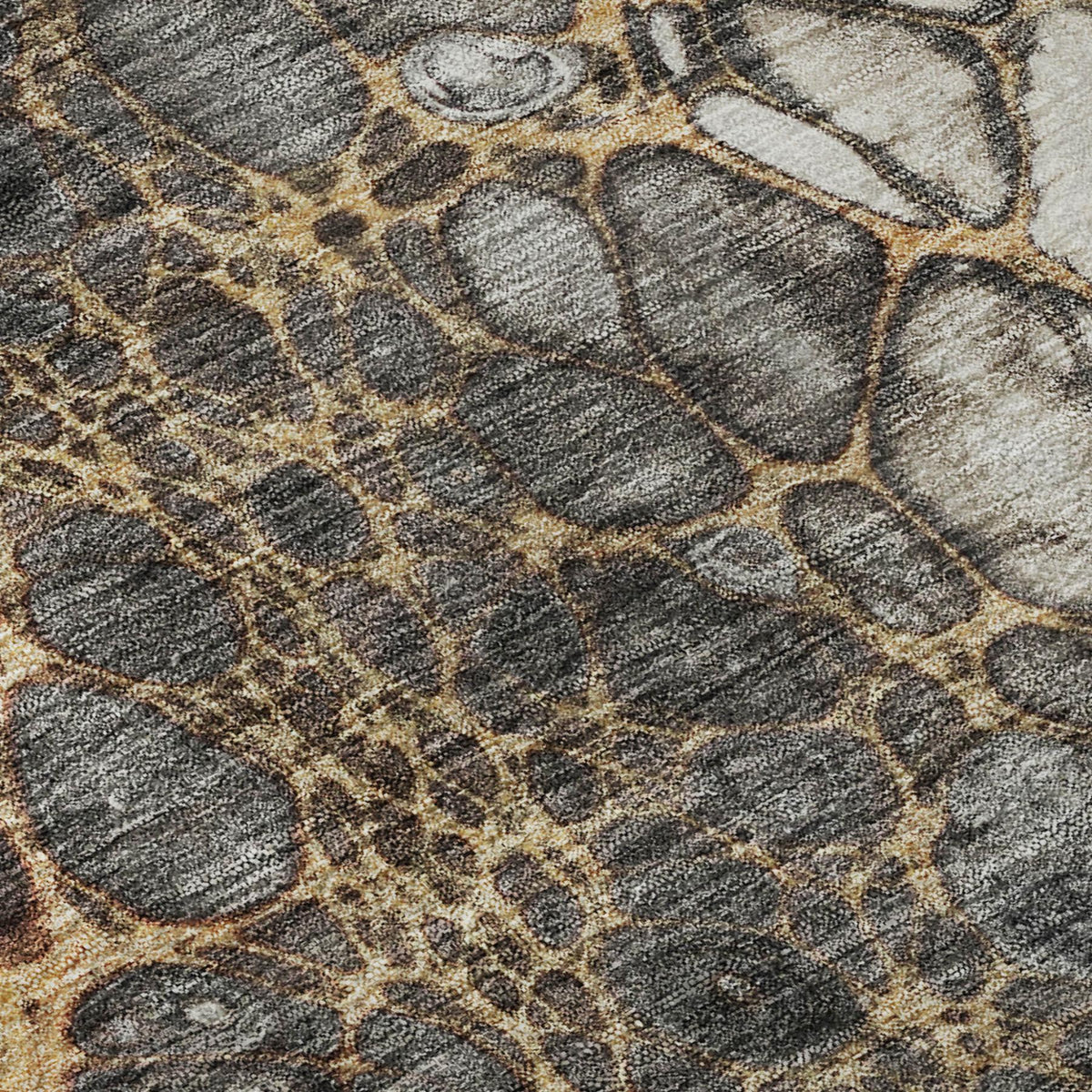 The Vivienne Distressed Abstract Washable Rug