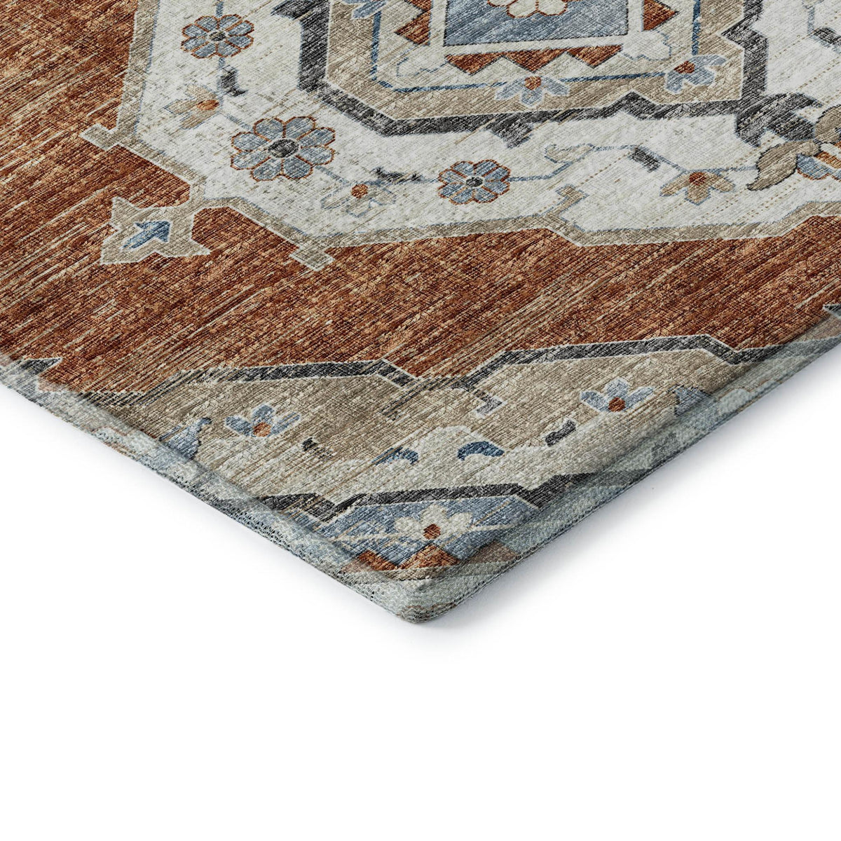 The Sonora Washable Distressed Tribal Rug