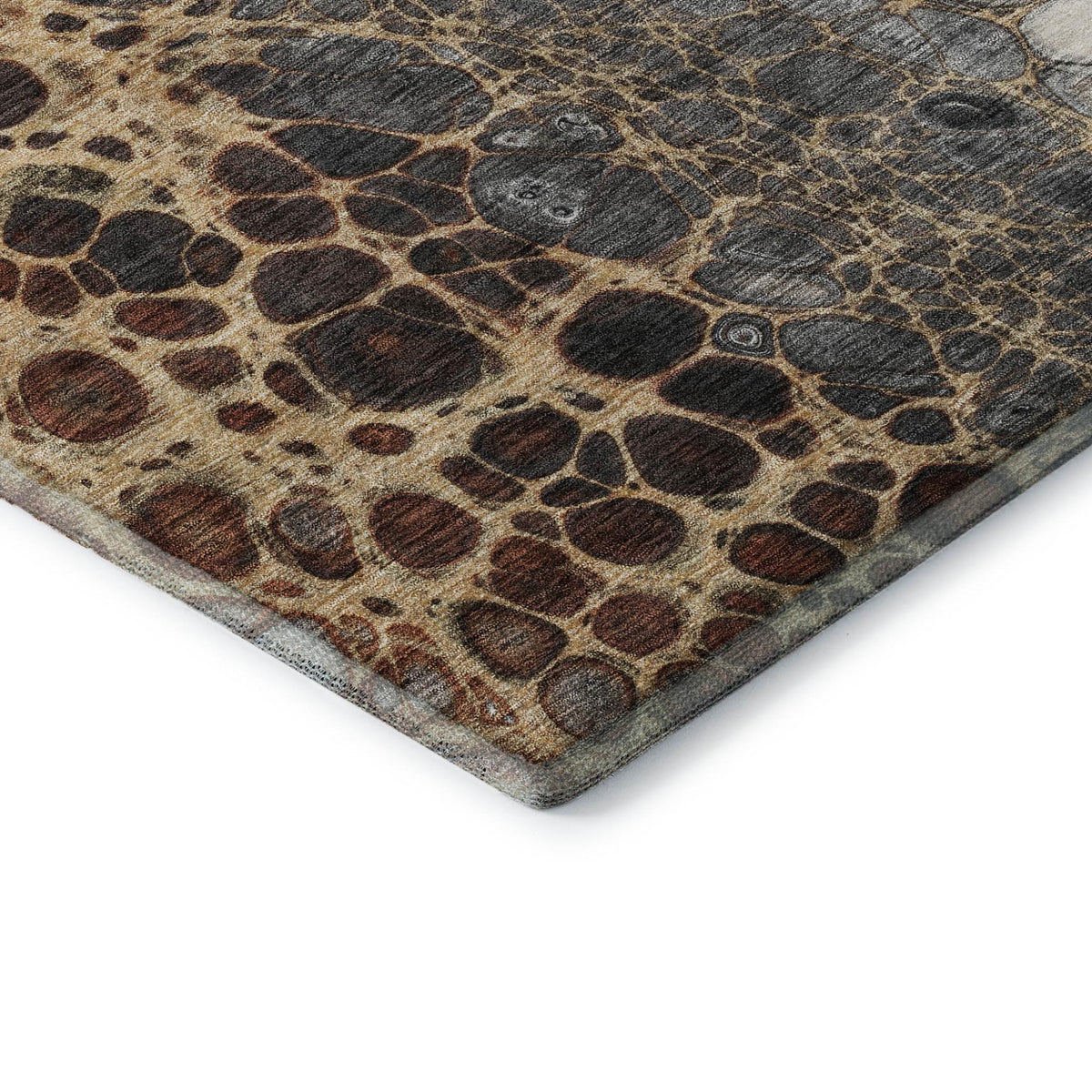 The Vivienne Distressed Abstract Washable Rug