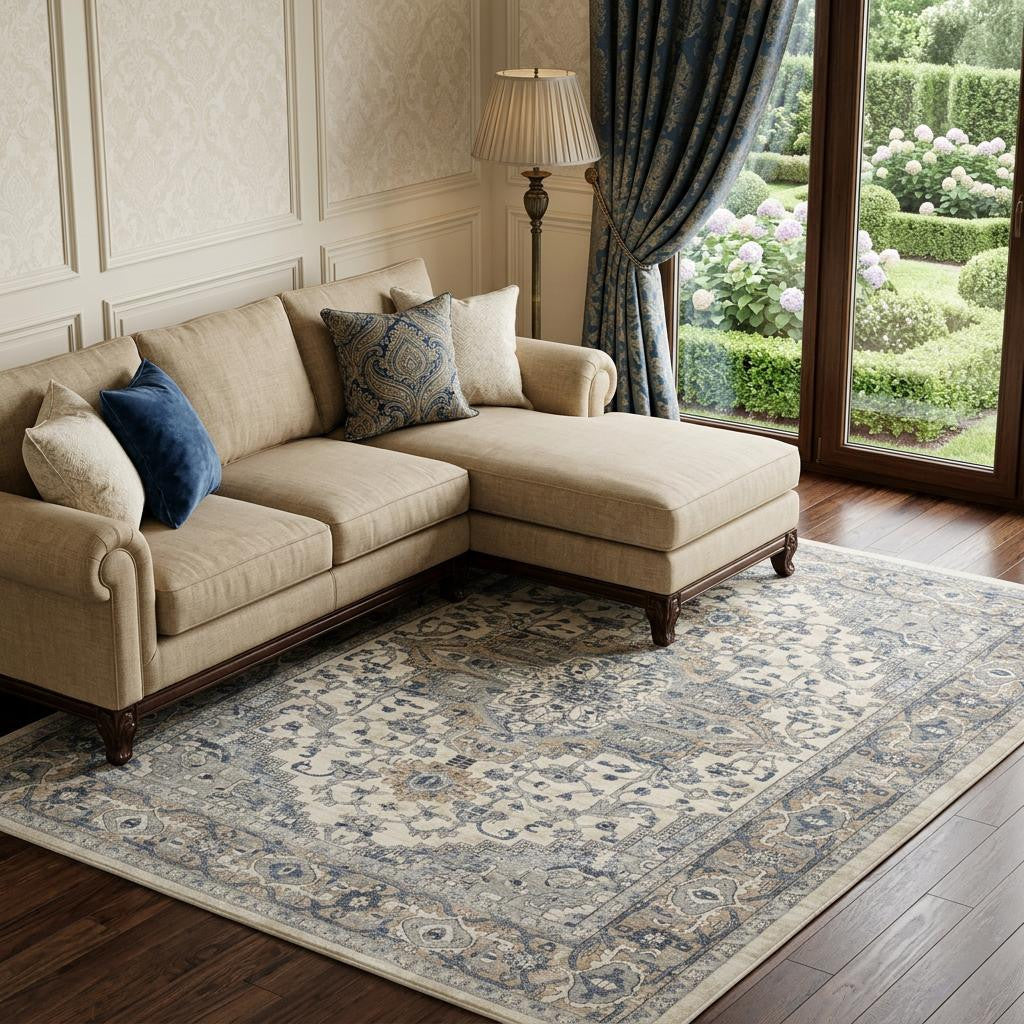 The Celine Heritage Medallion Area Rug