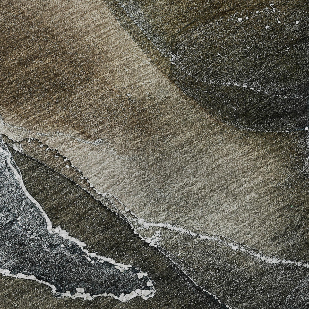 The Terran Washable Abstract Terracotta Rug
